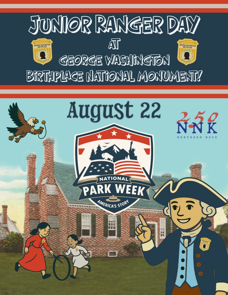 Junior Ranger Day at George Washington’s Birthplace